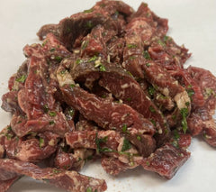 Marinated Skirt Steak (uncooked)