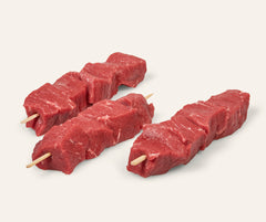 Beef Steak Cubes - Skewered